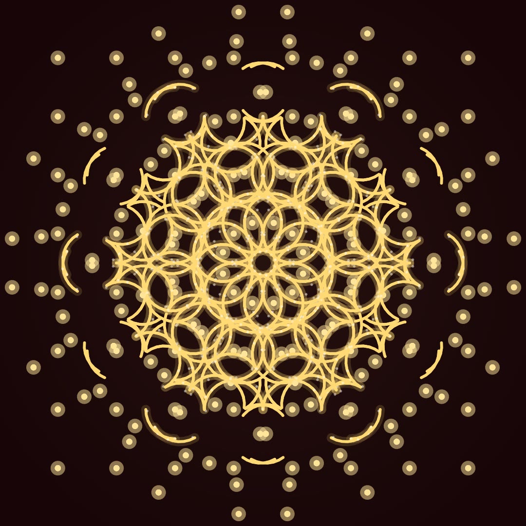 Gold Kolam